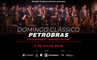 Chico Buarque – Amores Partidos é o destaque do próximo Domingo Clássico Petrobras