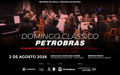 Concerto Barroco é o destaque do próximo Domingo Clássico Petrobras, da Orquestra de Câmara da Ulbra